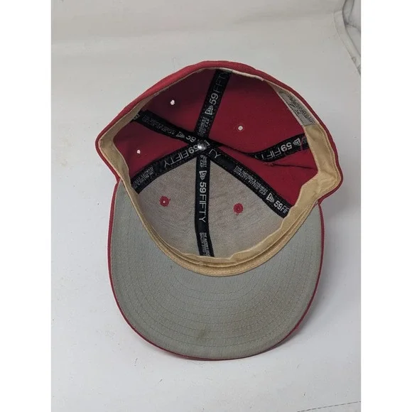 Vintage New York Yankees Kanji Hat Cap 7 1/4 New Era USA Wool Cap Japanese Logo‎